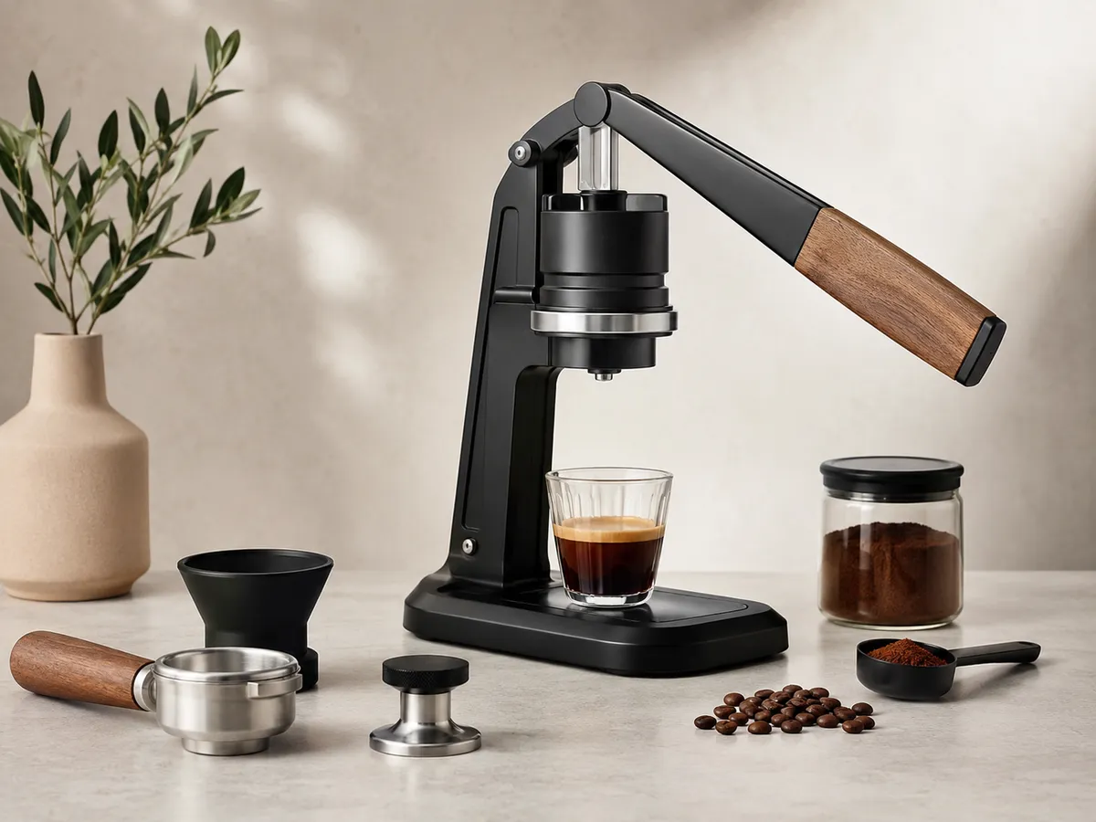 Hand-Hebelespresso-Set